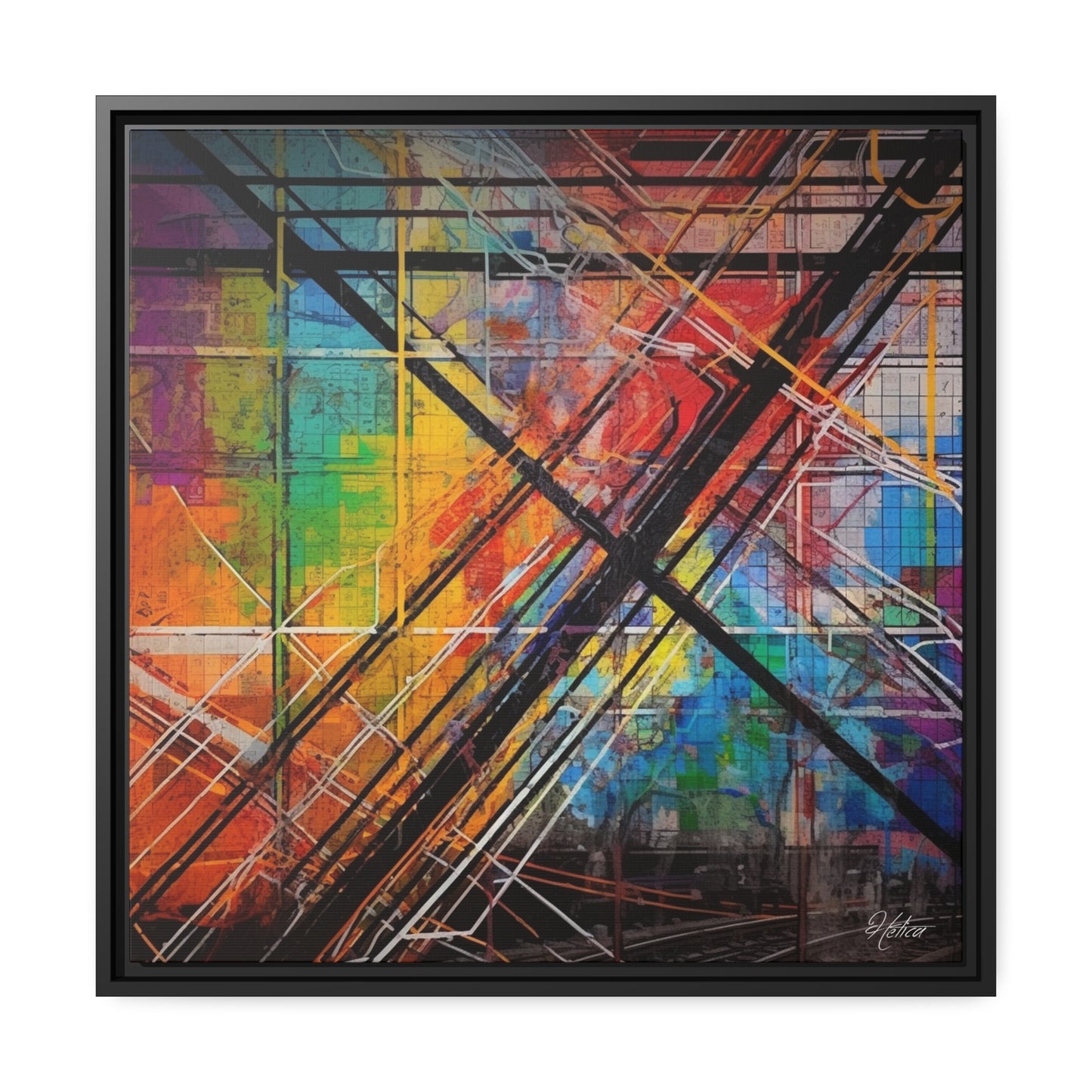 "Grand Central" - (Black Frame)