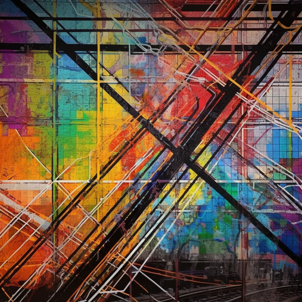 "Grand Central" - (Black Frame)