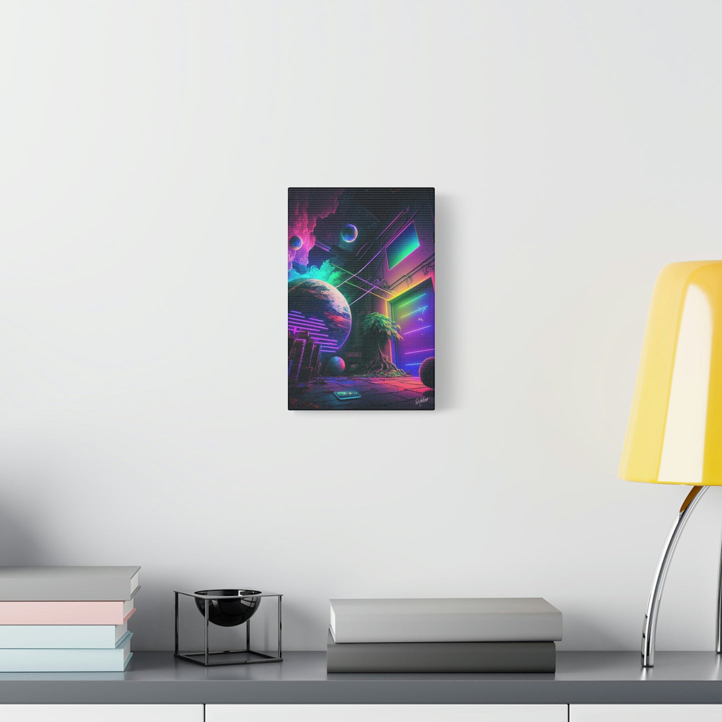 digital art work print, new world