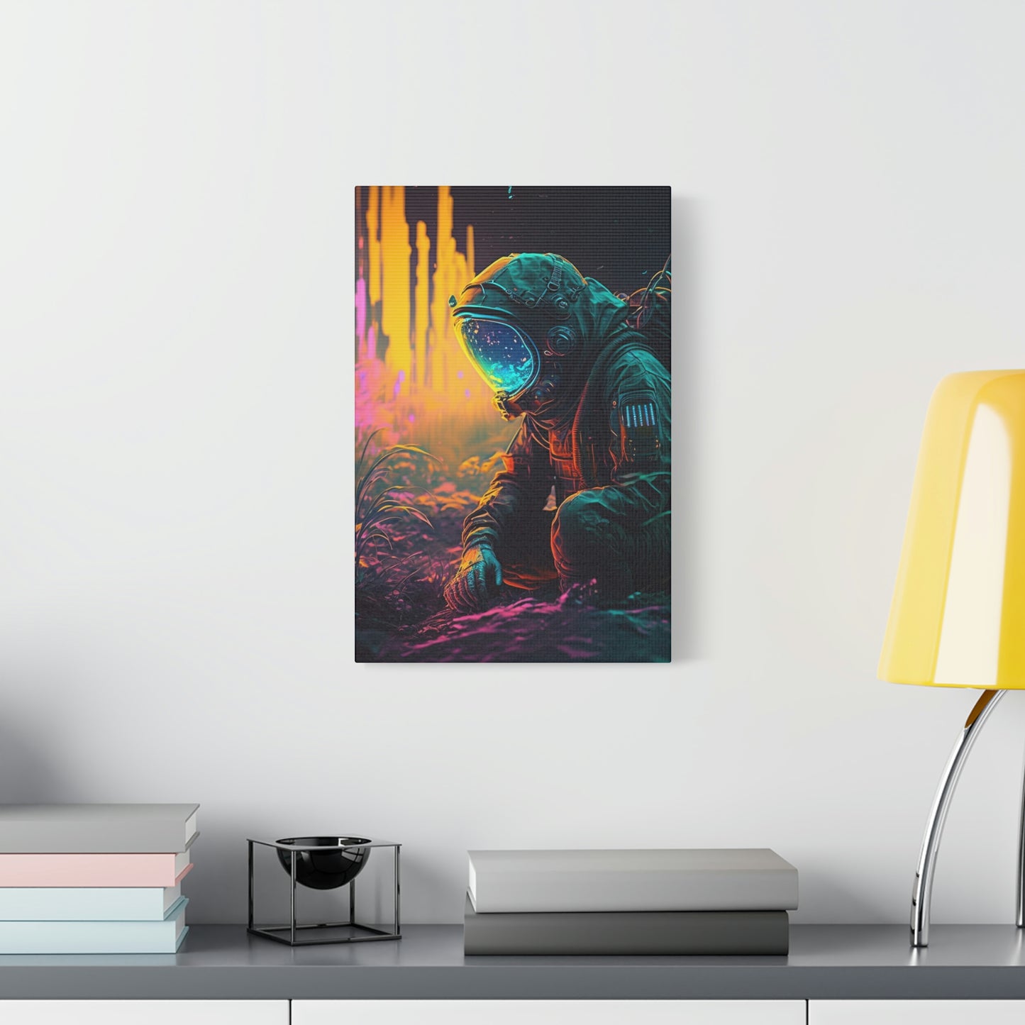 Digital art work print, astronaut