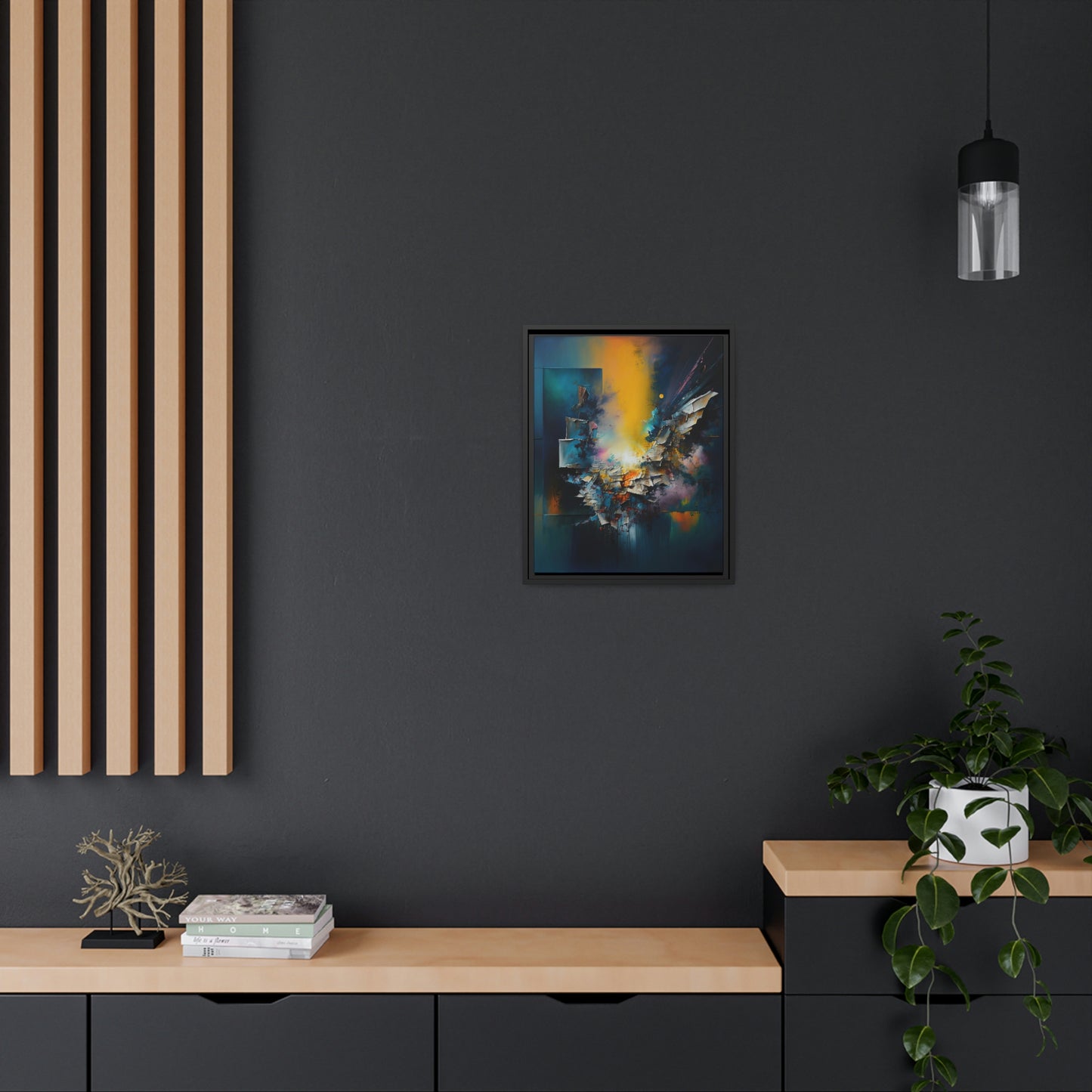 "Surreal Abstraction" (Black Frame)