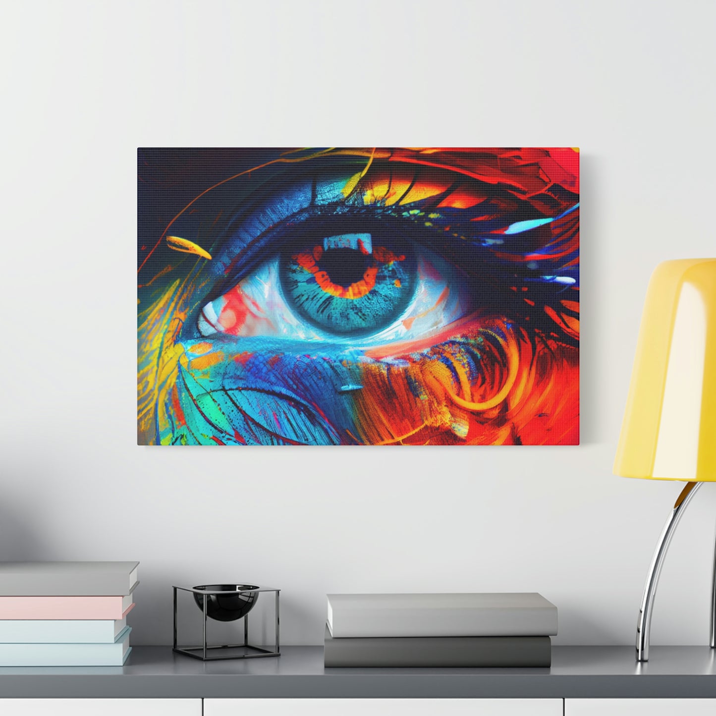 Digital art work print, eye