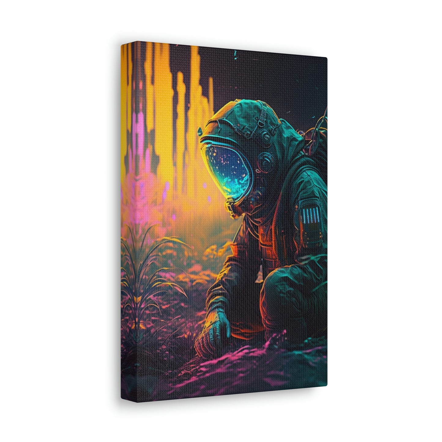 Digital art work print, astronaut