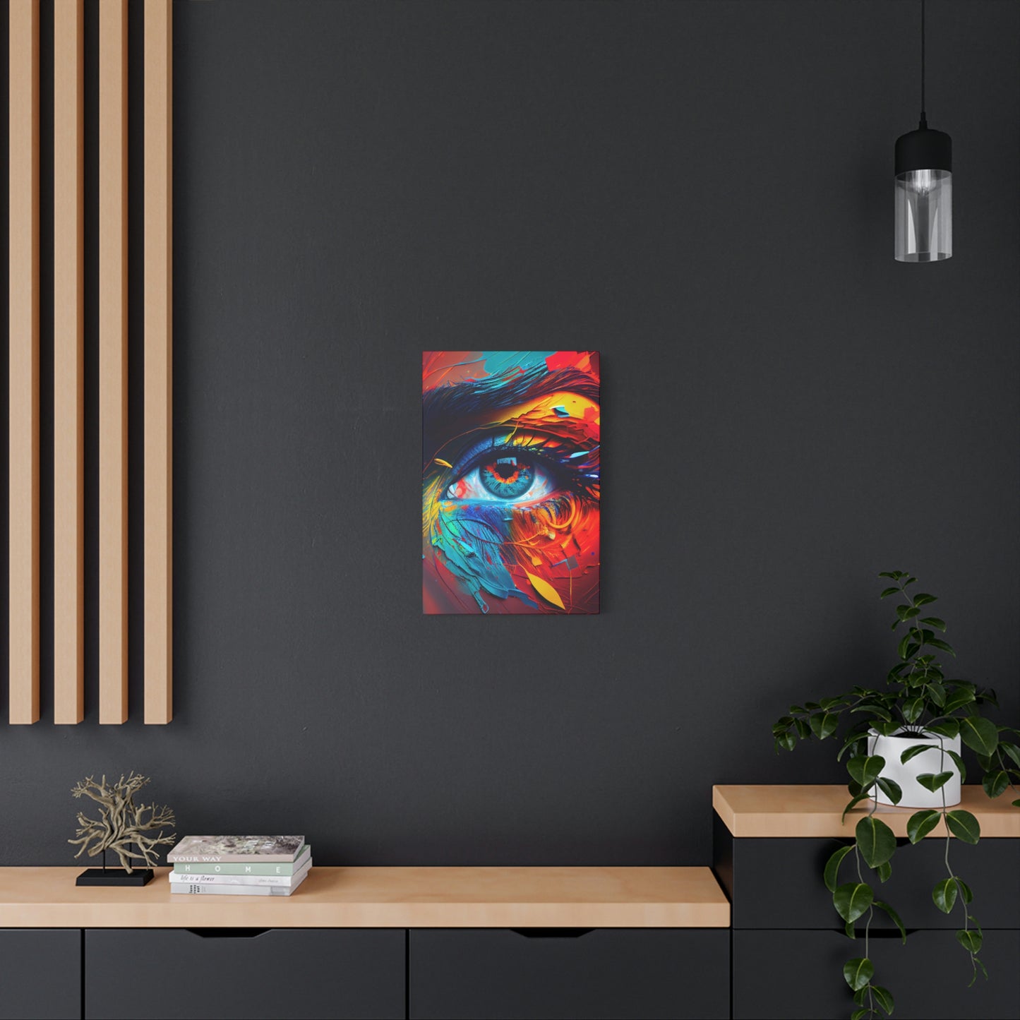 Digital art work print, eye
