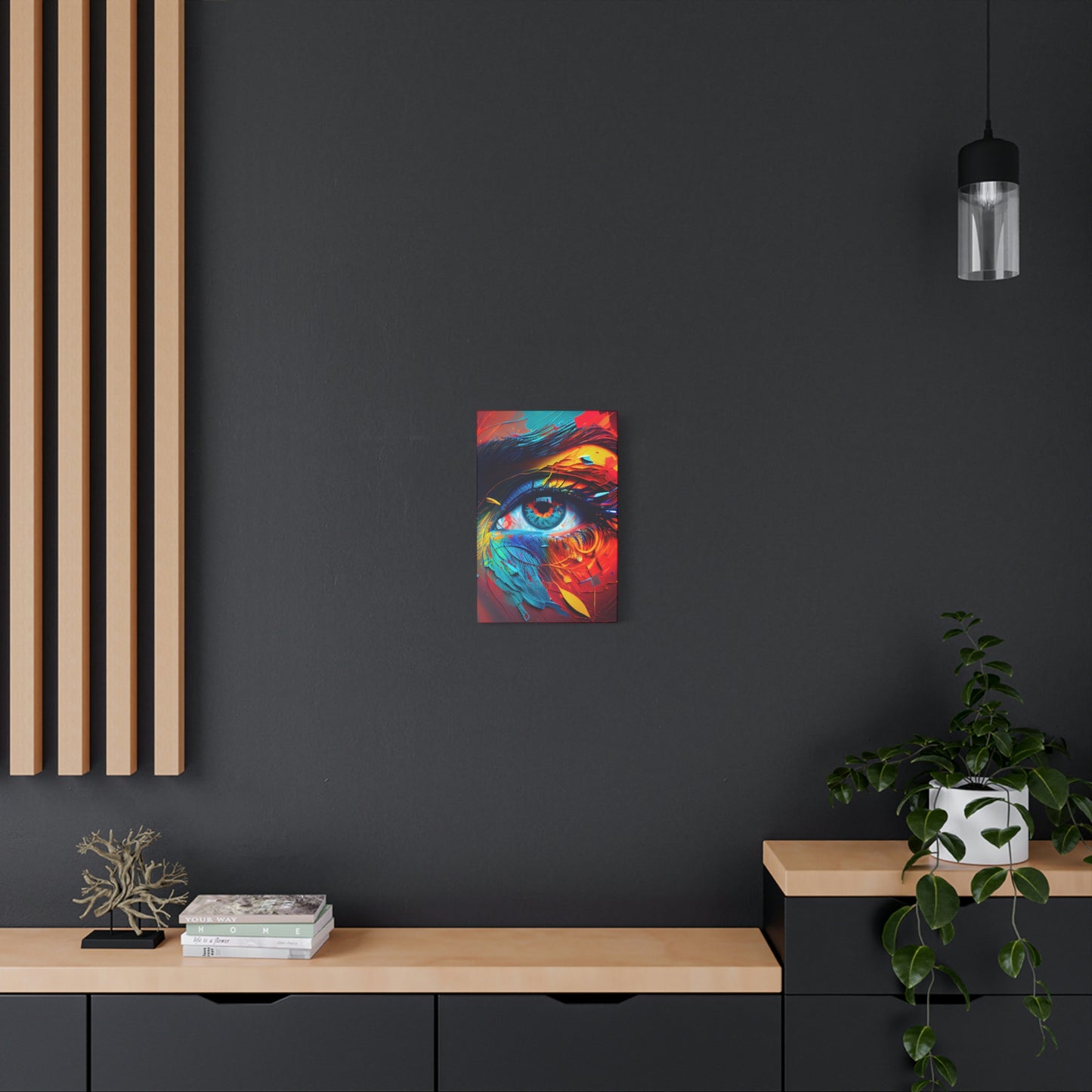 Digital art work print, eye