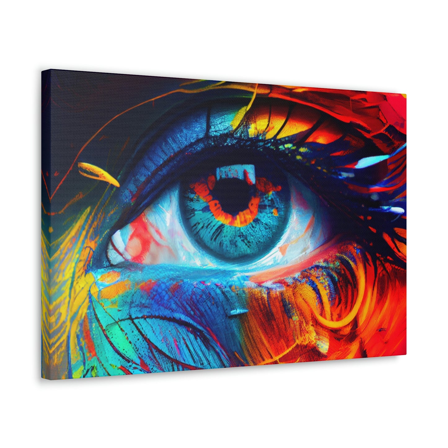 Digital art work print, eye