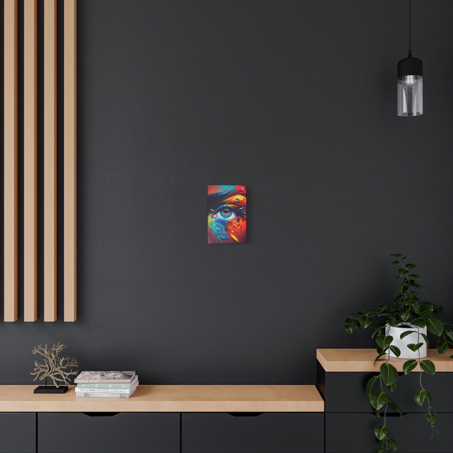 Digital art work print, eye