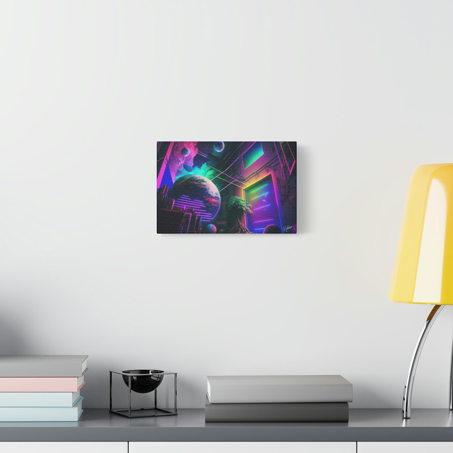 digital art work print, new world