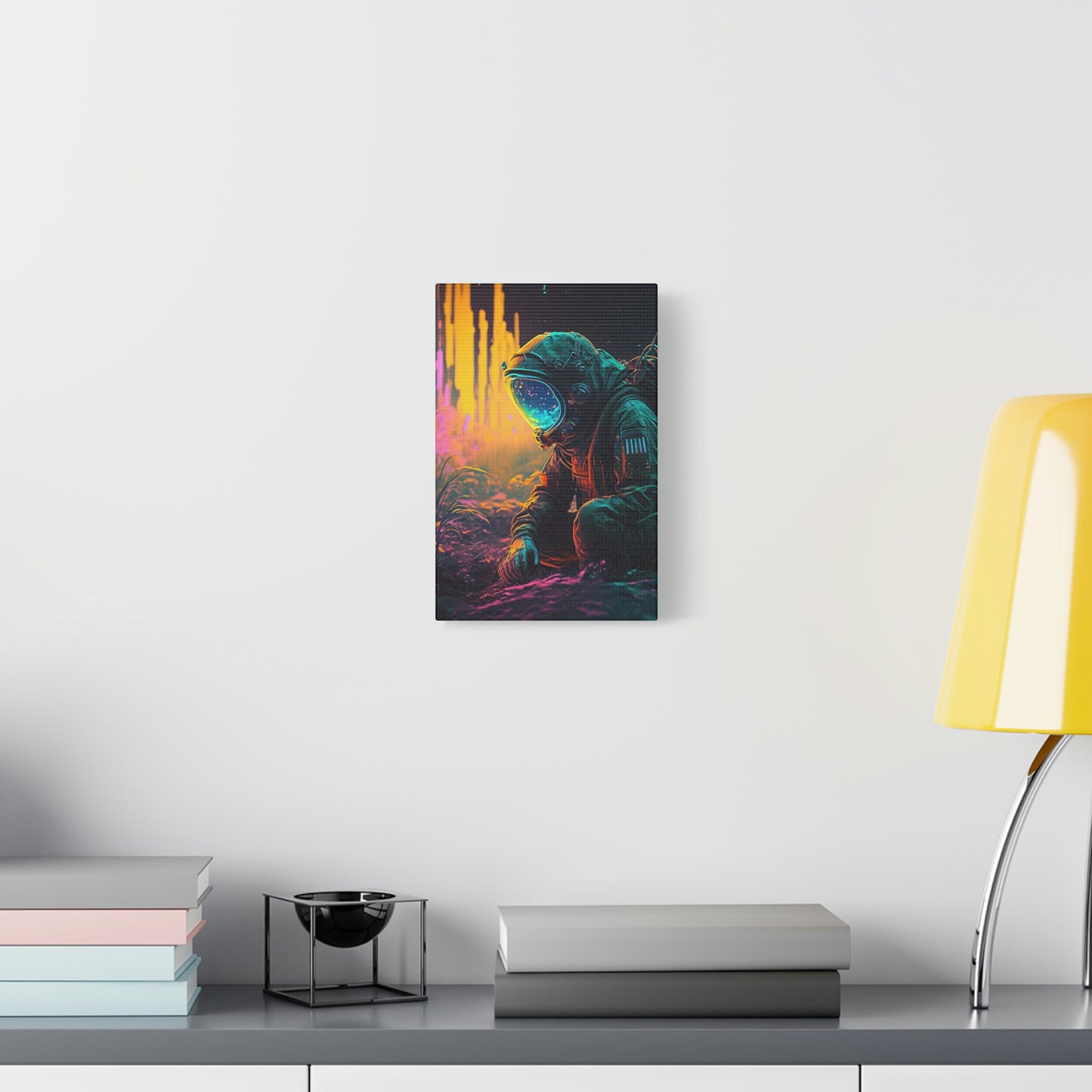 Digital art work print, astronaut