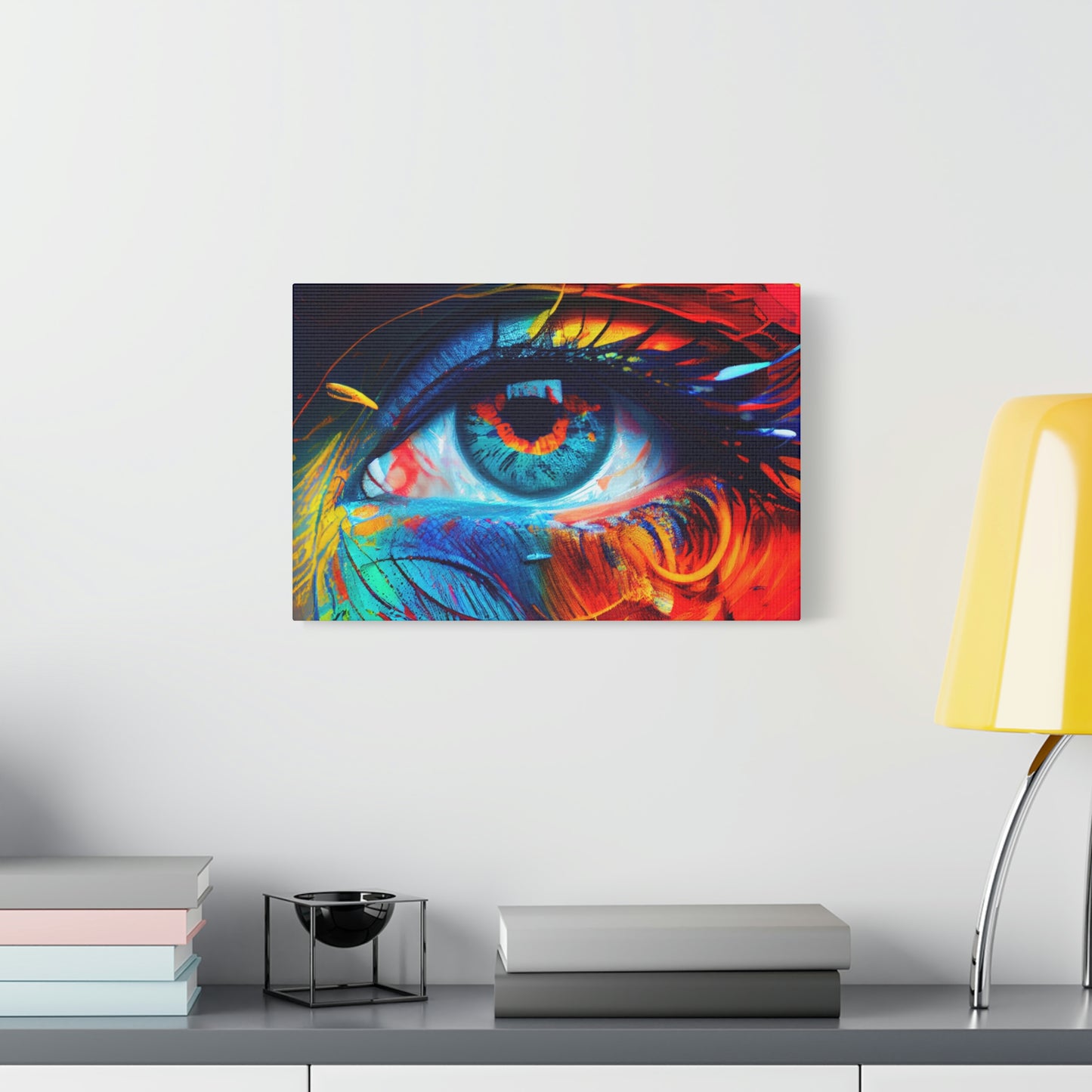 Digital art work print, eye