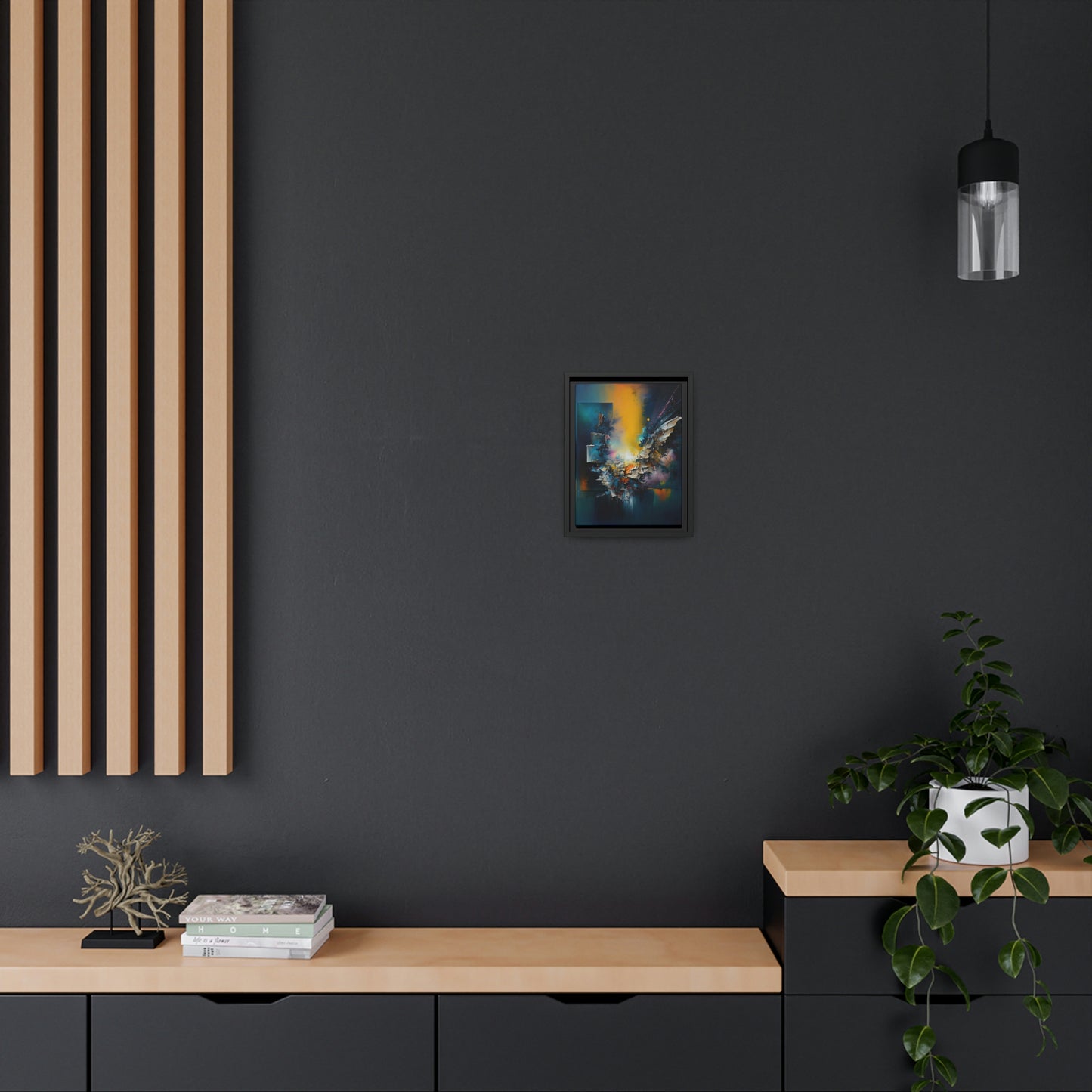 "Surreal Abstraction" (Black Frame)