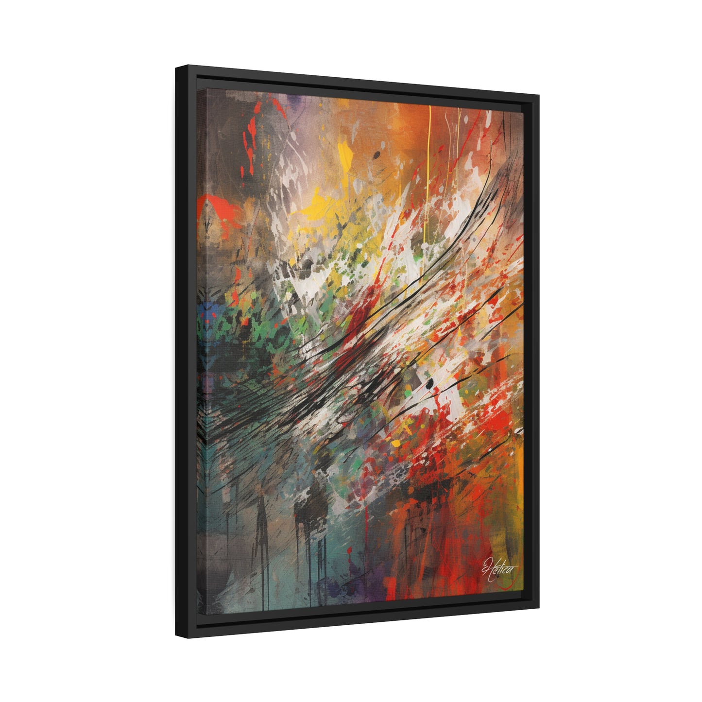 "Paint Dance" - (Black Frame)