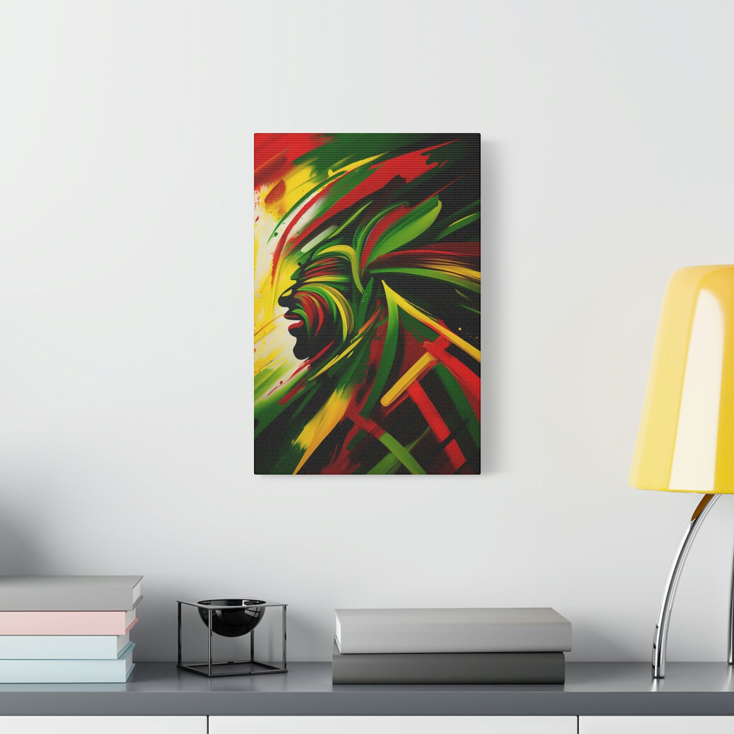 digital art work print, rasta, jamaica