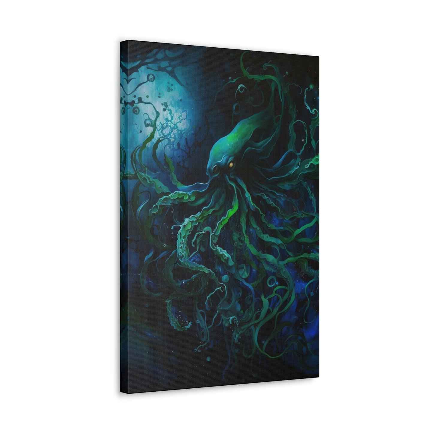 Digital art work print, kraken