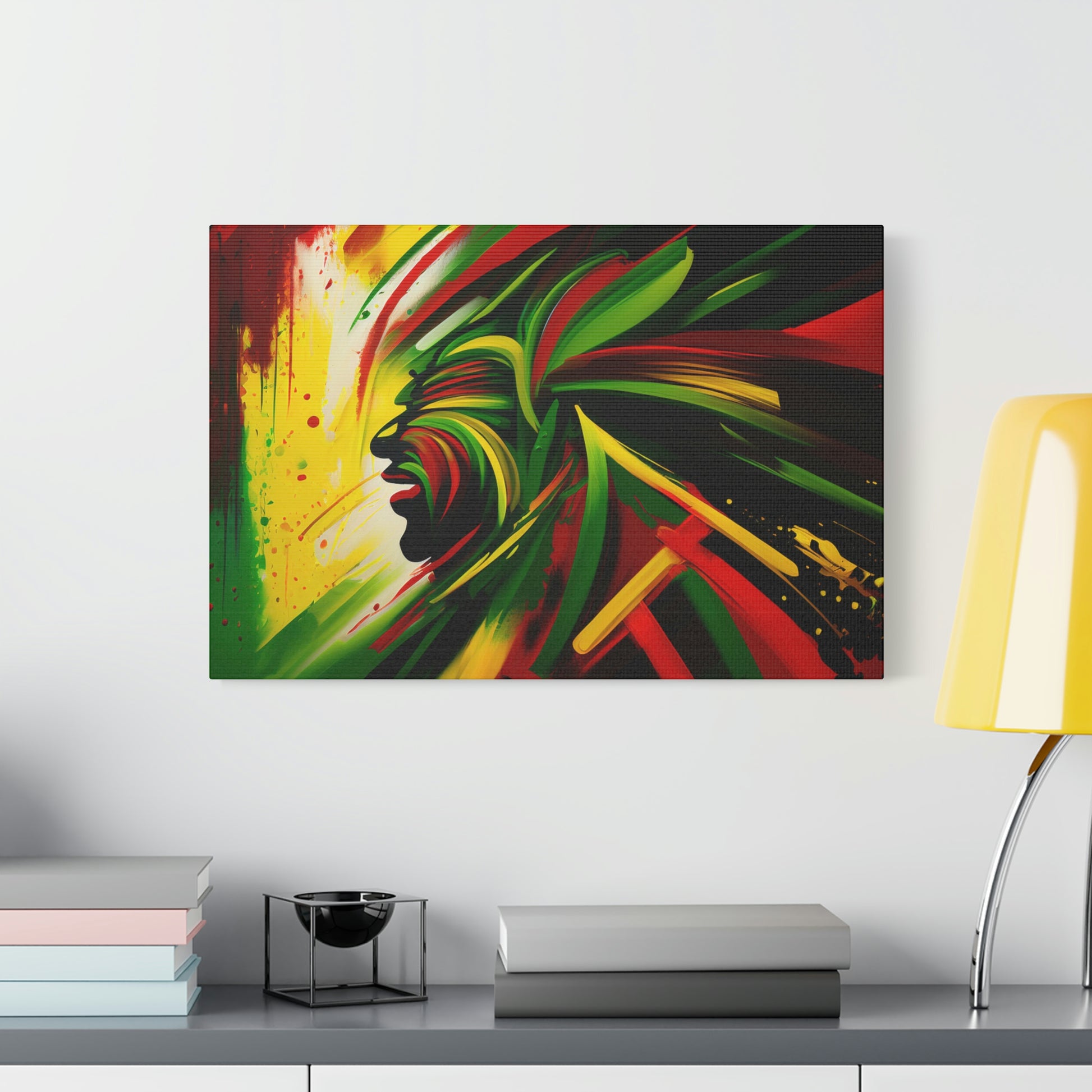 digital art work print, rasta, jamaica