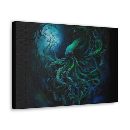 Digital art work print, kraken