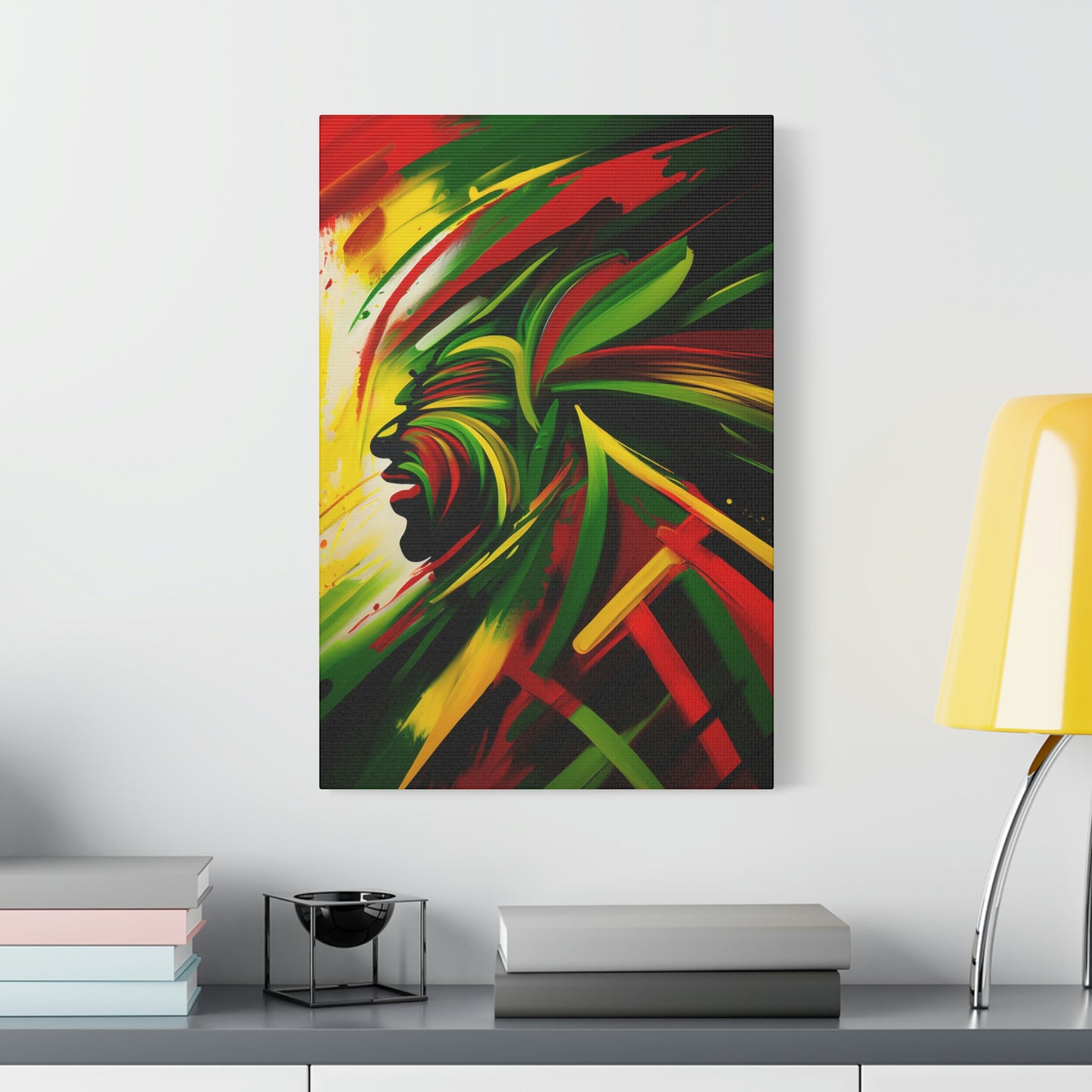 digital art work print, rasta, jamaica