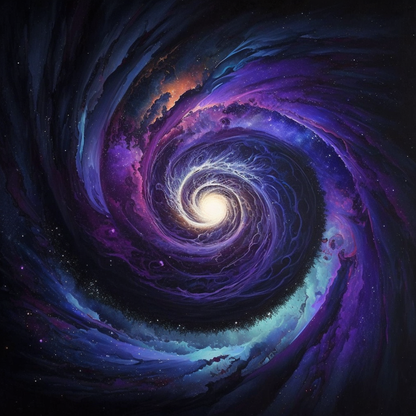 "Nebula's Glow" (Canvas)